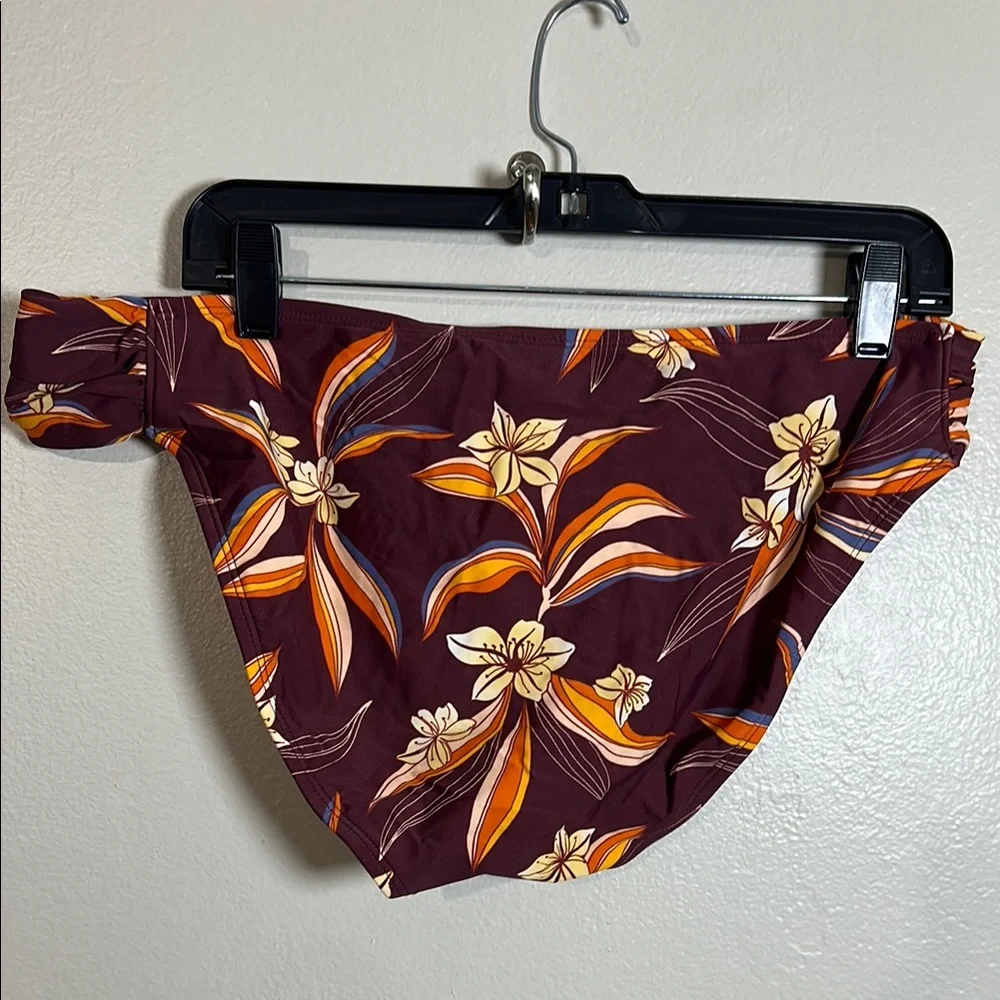 NEW Kona Sol Floral‎ Bikini Bottom